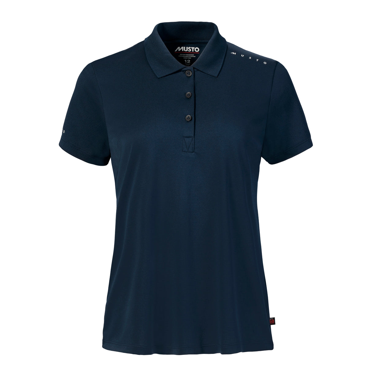 MUSTO WOMENS EVO SUNBASE LAYEROCK SS POLO