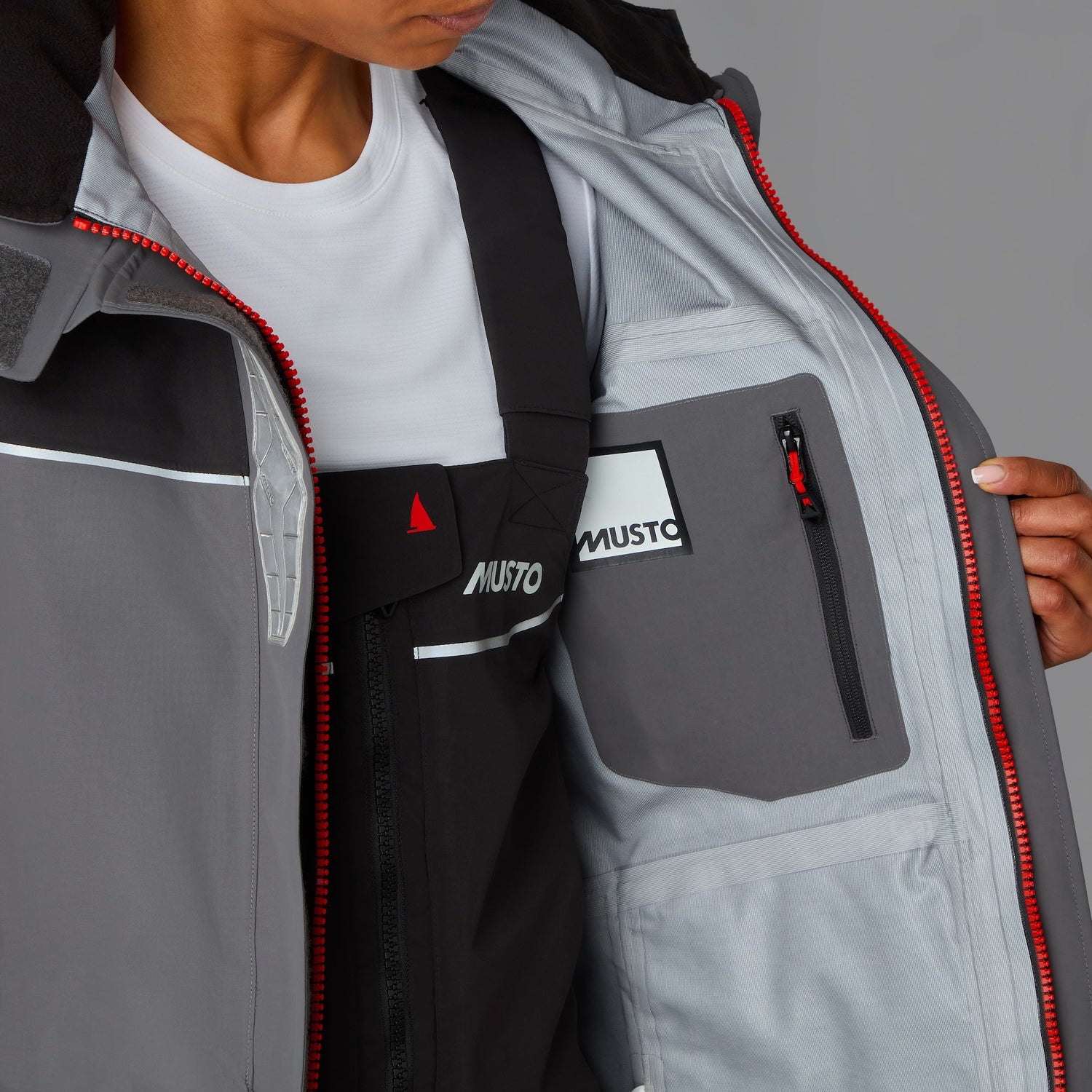 MUSTO WOMENS BR3 PERTEX OFFSHORE JACKET