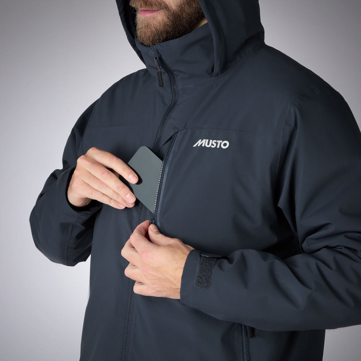 MUSTO BR1 PL MIDLAYER JKT