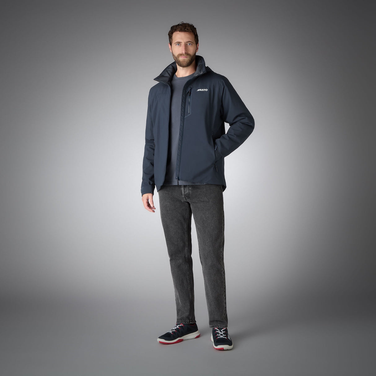 MUSTO BR1 PL MIDLAYER JKT