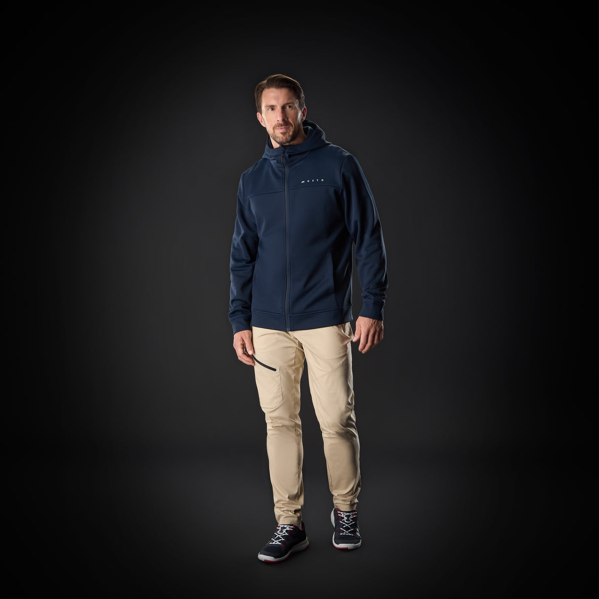MUSTO EVO FULL ZIP HOODIE