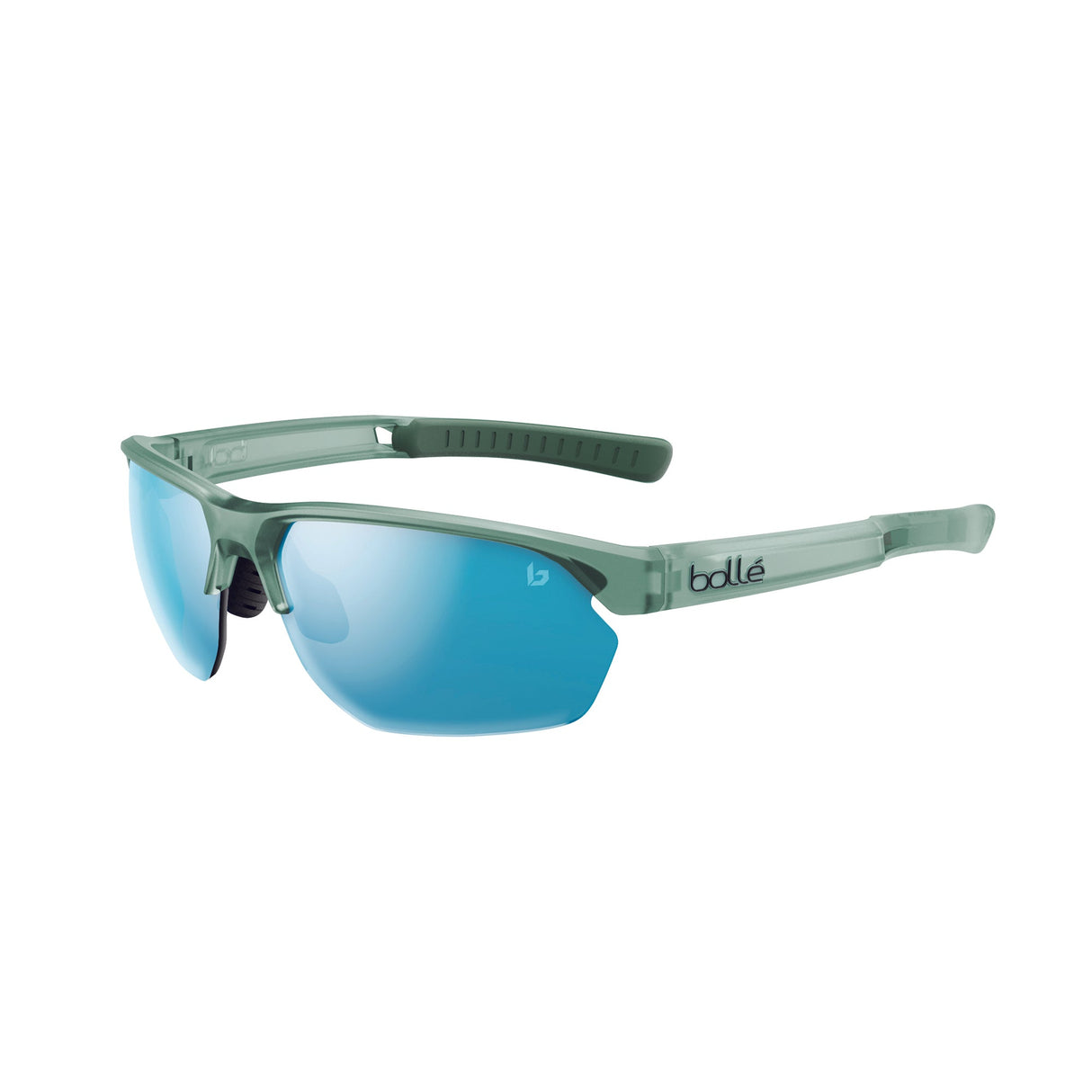 BOLLE VICTUS Black Matte - Sky Blue Polarized
