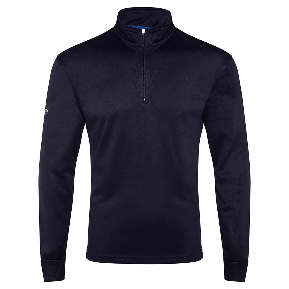 Burke Quick Dry Long Sleeve Zip Polo