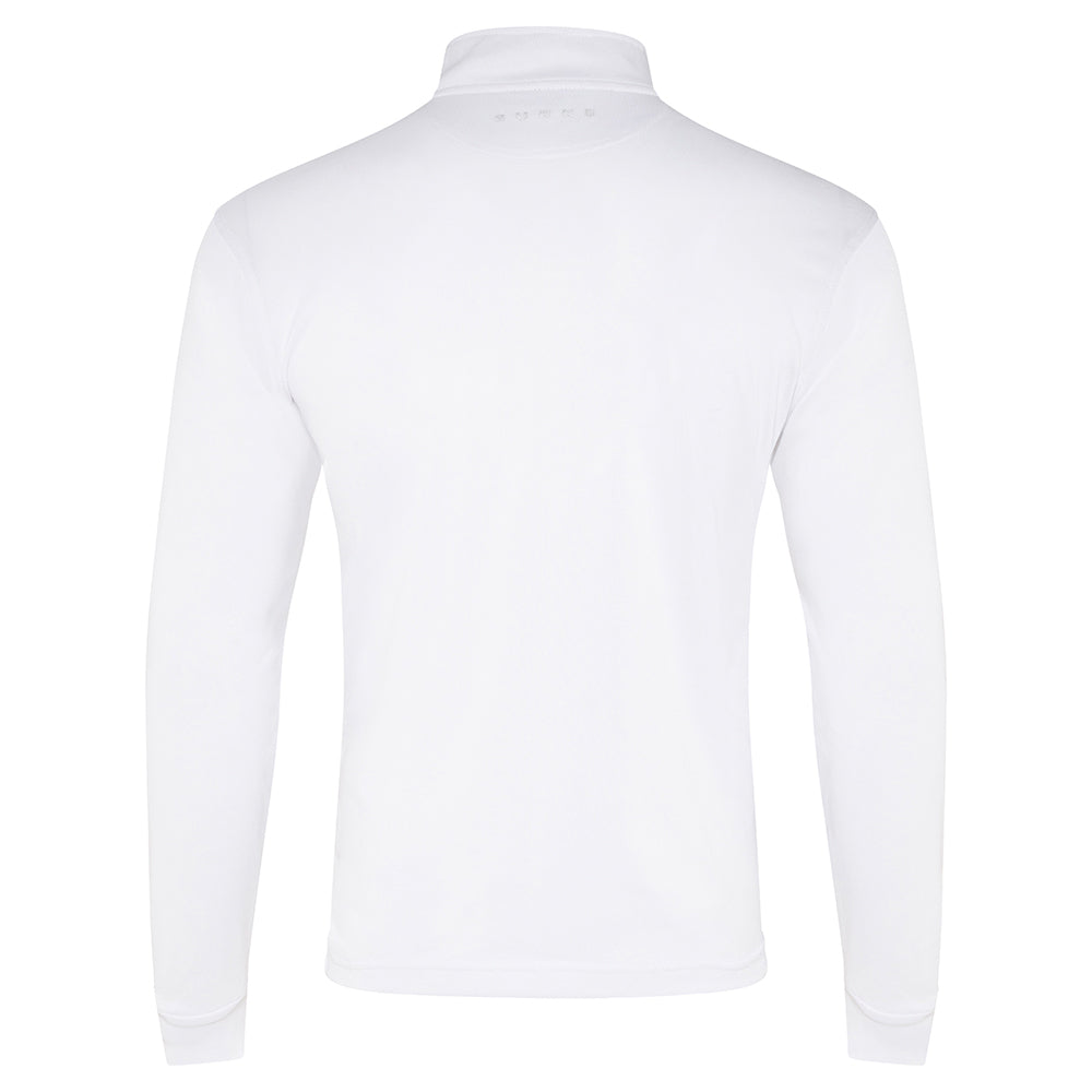 Burke Quick Dry Long Sleeve Zip Polo