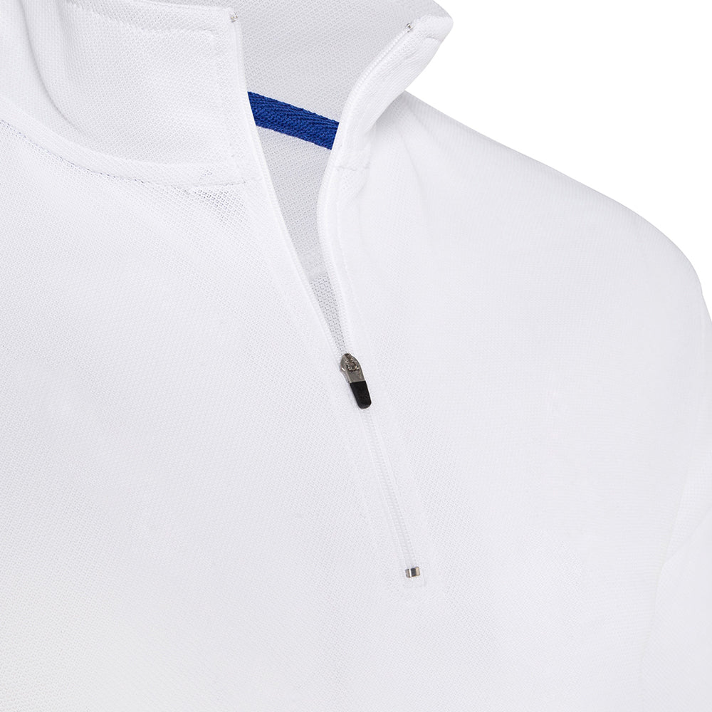 Burke Quick Dry Long Sleeve Zip Polo