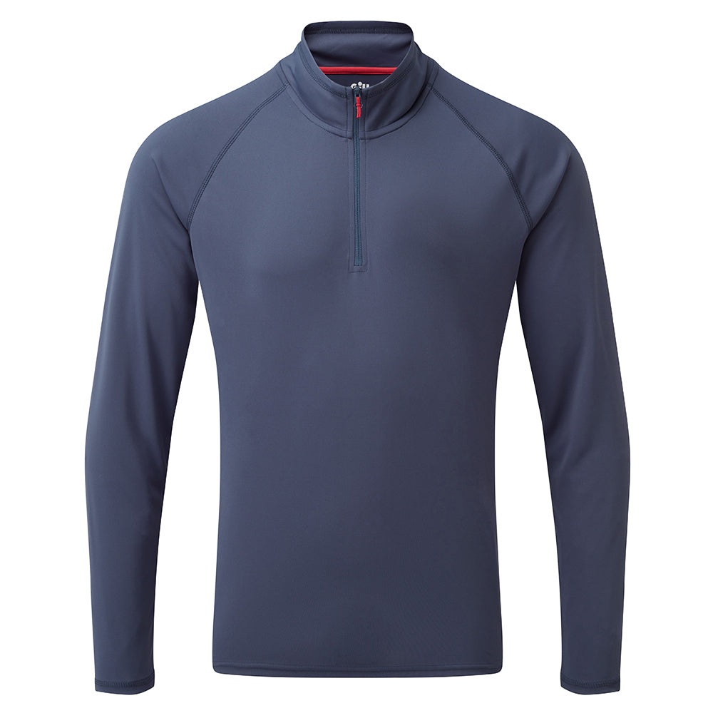 GILL Mens UV Tec Long Sleeve Zip Tee