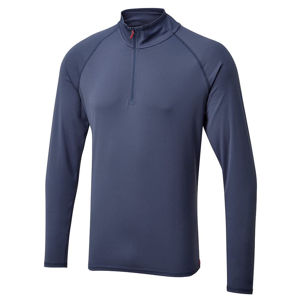 GILL Mens UV Tec Long Sleeve Zip Tee