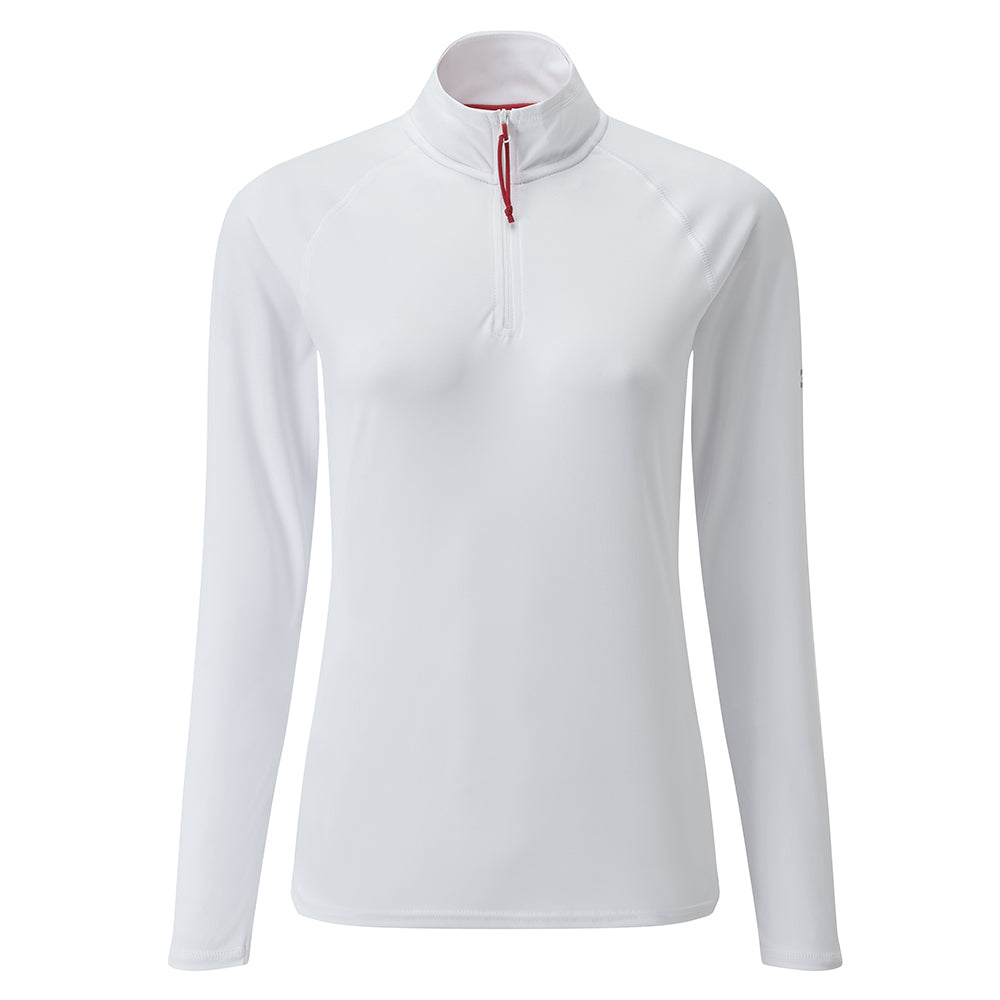 GILL Womens UV Tec Long Sleeve Zip Tee