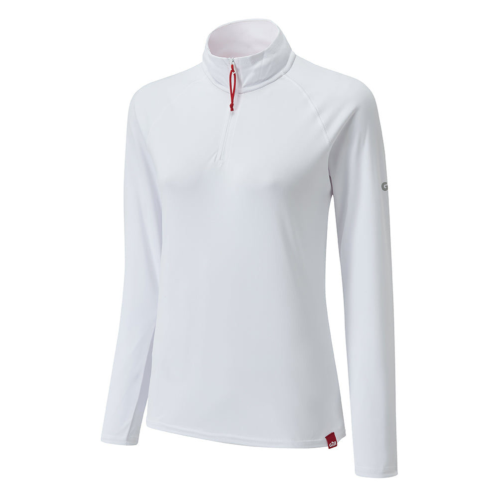 GILL Womens UV Tec Long Sleeve Zip Tee