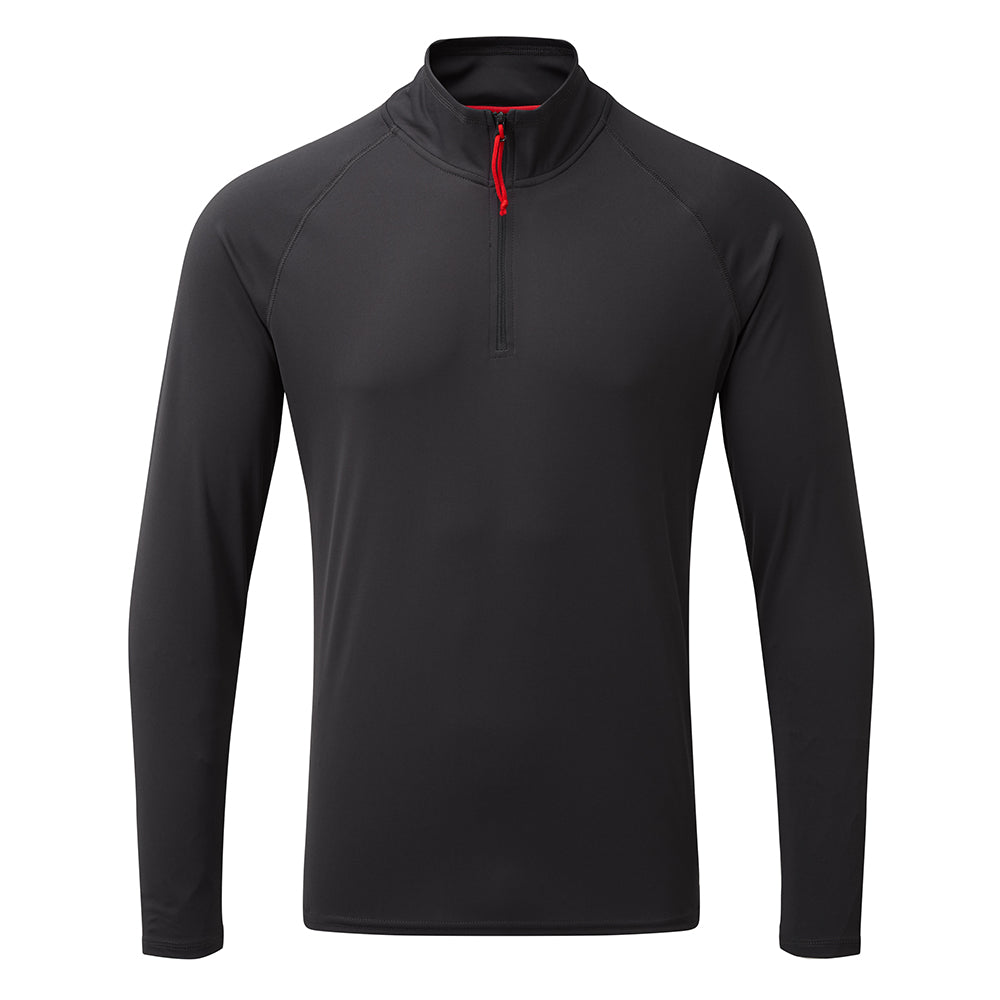 GILL Mens UV Tec Long Sleeve Zip Tee