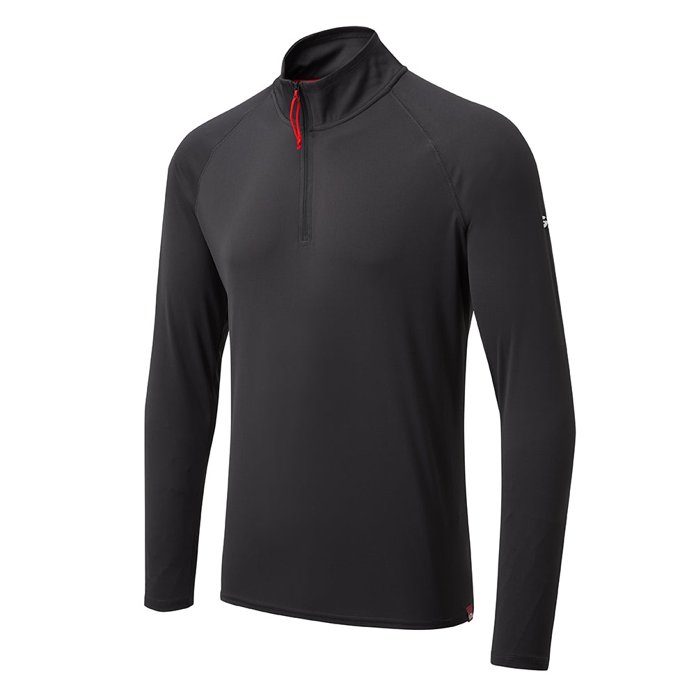 GILL Mens UV Tec Long Sleeve Zip Tee