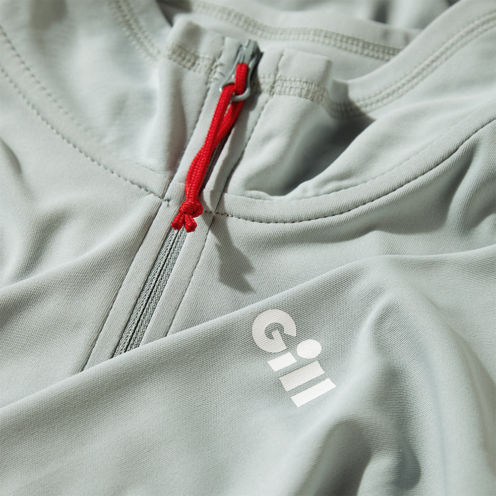GILL Mens UV Tec Long Sleeve Zip Tee