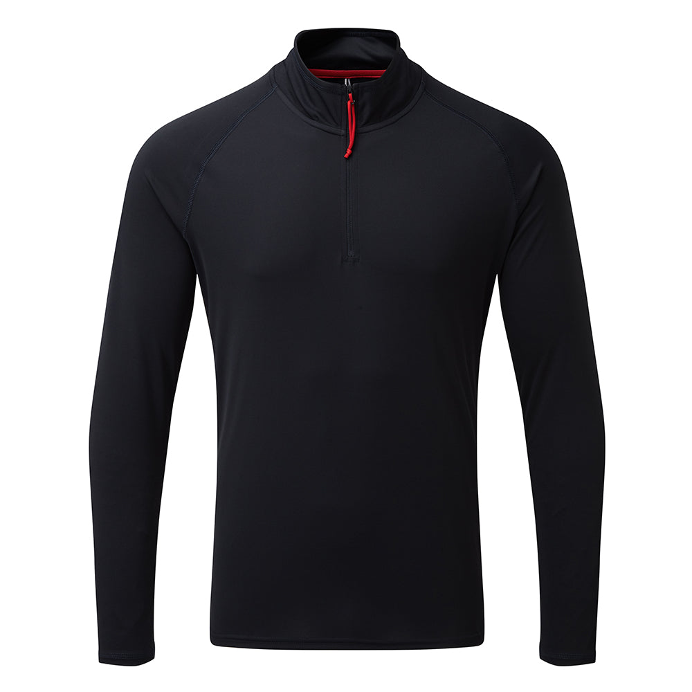 GILL Mens UV Tec Long Sleeve Zip Tee