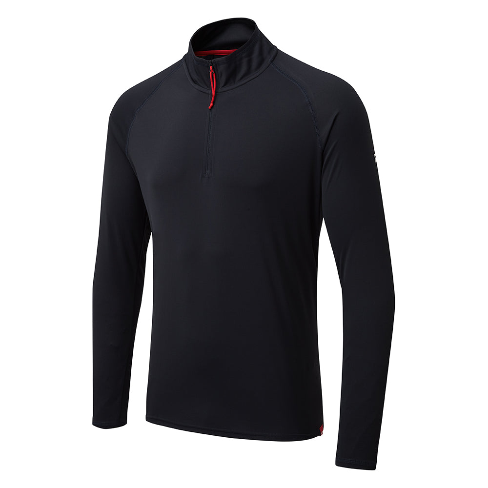 GILL Mens UV Tec Long Sleeve Zip Tee