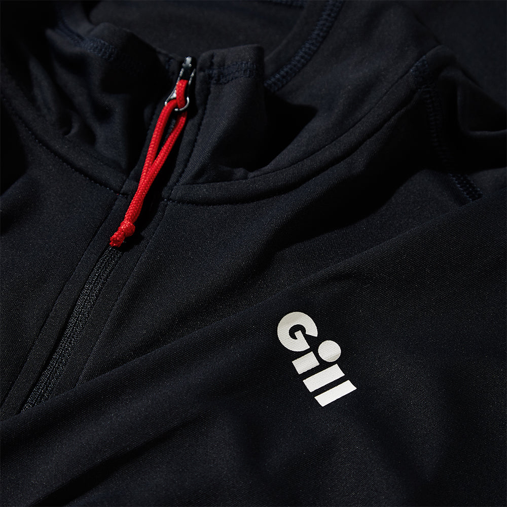 GILL Mens UV Tec Long Sleeve Zip Tee