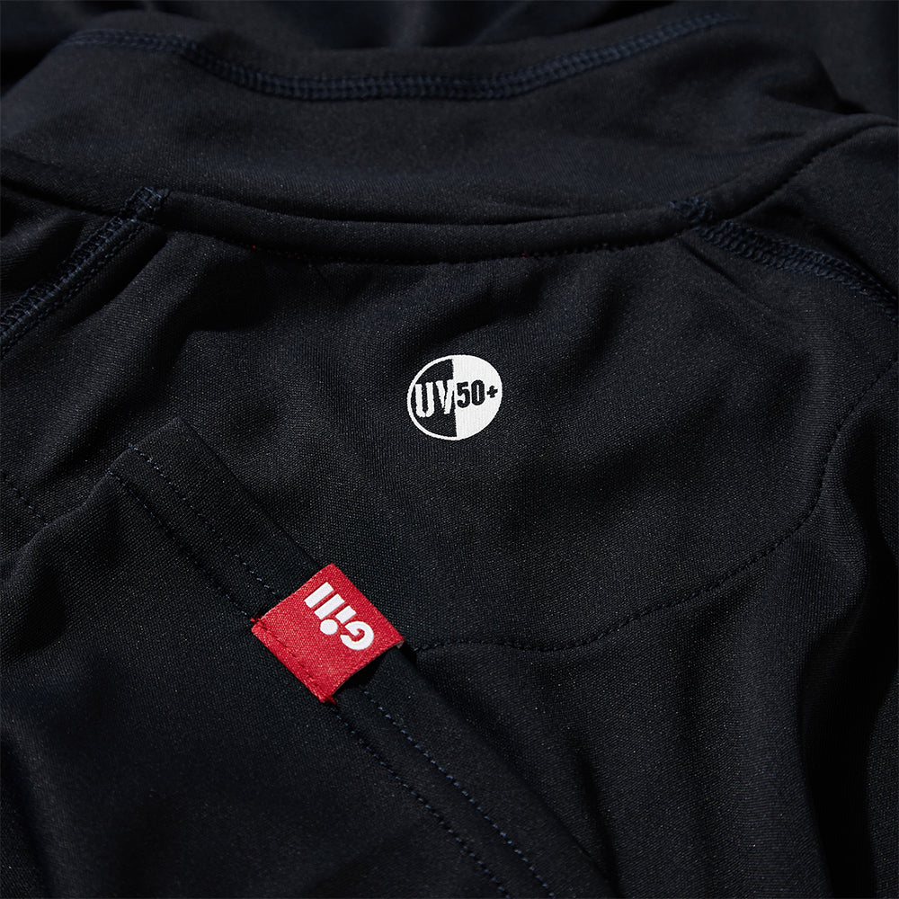 GILL Mens UV Tec Long Sleeve Zip Tee