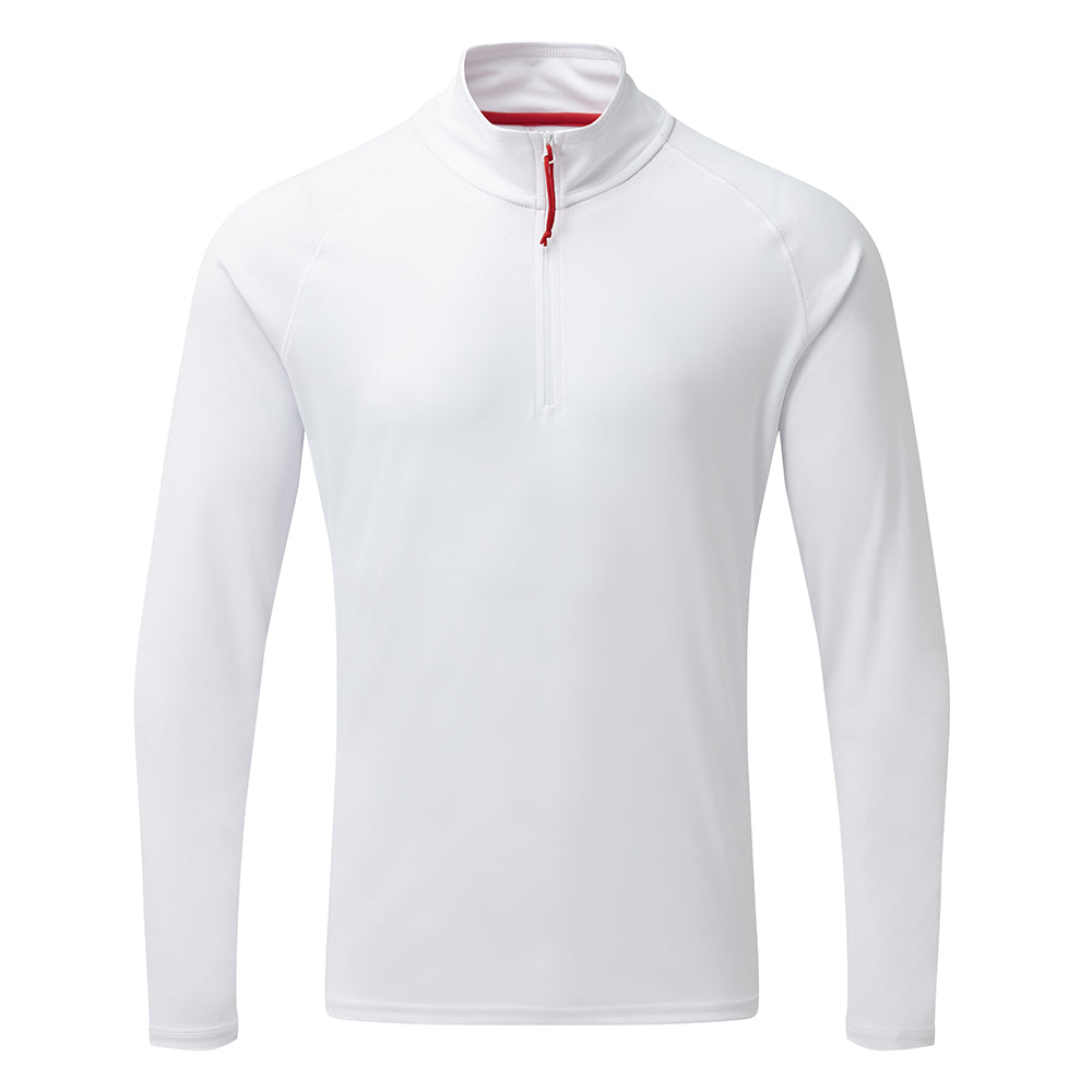 GILL Mens UV Tec Long Sleeve Zip Tee