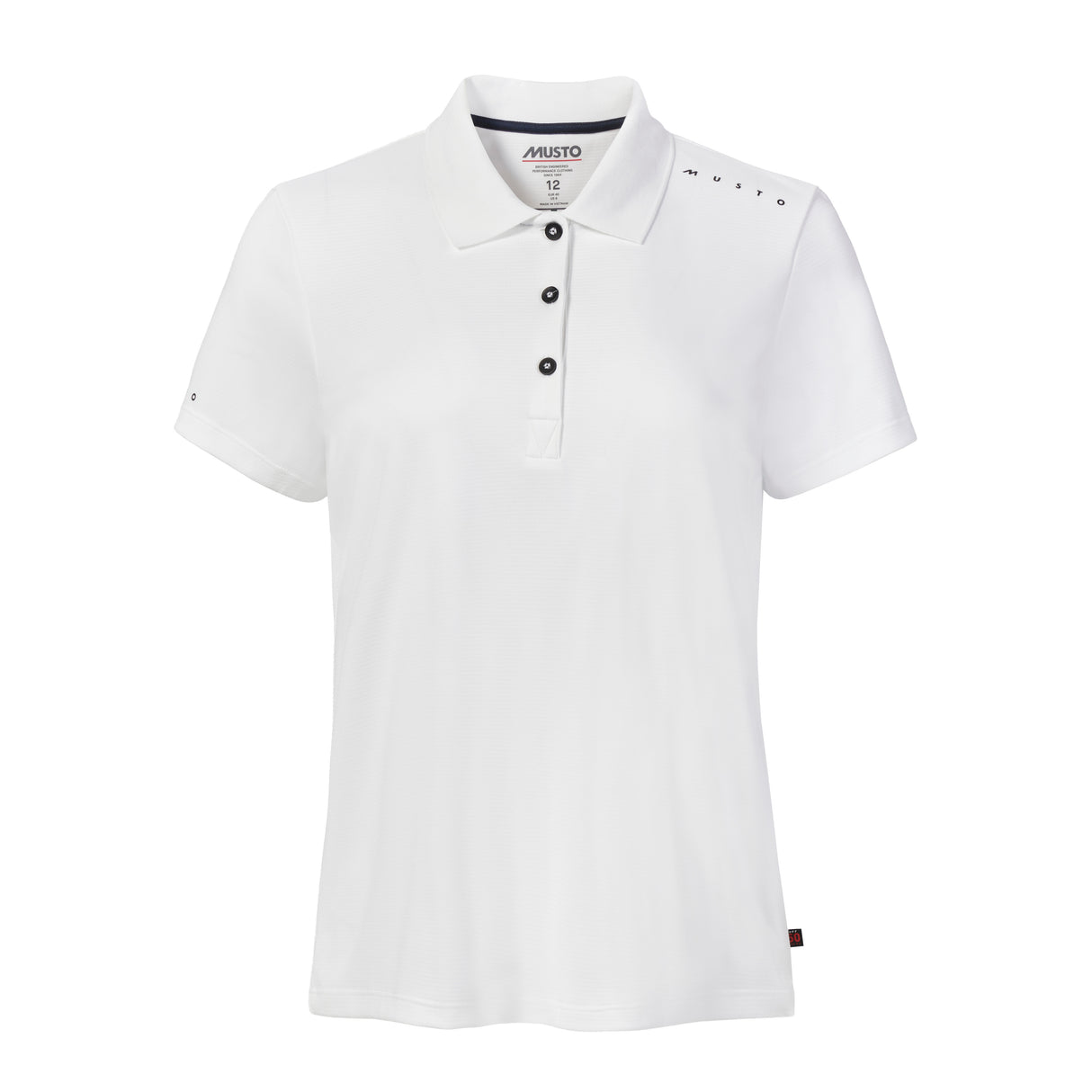 MUSTO WOMENS EVO SUNBASE LAYEROCK SS POLO