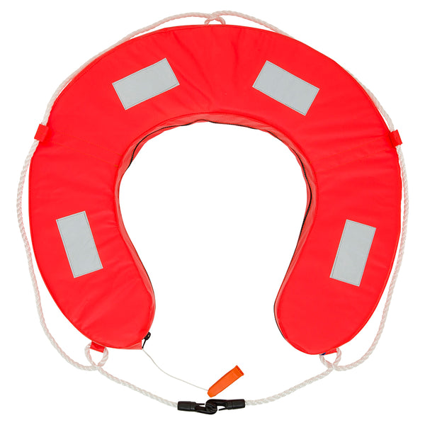 Burke Horseshoe Lifebuoy - YA Orange