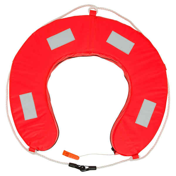 Burke Horseshoe Lifebuoy - YA Orange