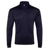 Burke Quick Dry Long Sleeve Zip Polo