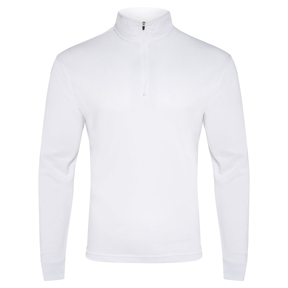 Burke Quick Dry Long Sleeve Zip Polo