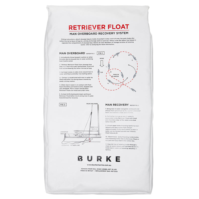 Burke Replacement Stowbag for Retriever Float Lifesling
